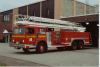 Photo of King-Seagrave serial 77002, a 1977 Hendrickson pumper of the Niagara Falls Fire Department in Ontario.
