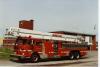 Photo of King-Seagrave serial 77054, a 1978 Scot platform of the Moncton Fire Department in New Brunswick.
