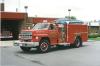 King-Seagrave delivery photo of serial 800038, a 1980 Ford pumper of the Anderdon Township Fire Department in Ontario.