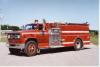 Photo of King-Seagrave serial 800057, a 1980 GMC pumper of the Maryborough Township Fire Department in Ontario.