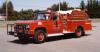 Photo of King-Seagrave serial 800074, a 1980 GMC mini pumper of the Onaping Falls Fire Department in Ontario.