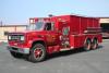 Photo of King-Seagrave serial 810037, a 1981 GMC tanker of the Clark's Harbour Fire Department in Nova Scotia.