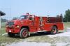 Photo of King-Seagrave serial 810069, a 1981 Ford pumper of the Prince Edward County Fire Department in Ontario.