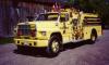 Photo of King-Seagrave serial 820005, a 1982 Ford pumper of the Flamborough Fire Department in Ontario.