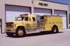 Photo of King-Seagrave serial 820006, a 1982 GMC pumper of the Wingham & Area Fire Department in Ontario.
