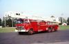 Photo of King-Seagrave serial 820017, a 1982 International platform of the Port Hope Fire Department in Ontario.