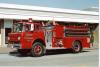 Photo of King-Seagrave serial 820023, a 1982 Ford pumper of the Dryden Fire Department in Ontario.
