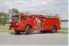 Photo of King-Seagrave serial 830022, a 1984 Ford pumper of the Temiskaming Shores Fire Department in Ontario.