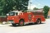 Photo of King-Seagrave serial 840005, a 1983 Ford pumper of the Deseronto Fire Department in Ontario.