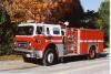 Photo of King-Seagrave serial 840009, a 1984 International pumper of the Oro-Medonte Fire Department in Ontario.