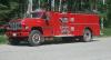 Photo of King-Seagrave serial 840027, a 1984 Ford pumper of the Hudson's Hope Fire Department in British Columbia.
