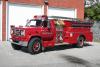 Photo of King-Seagrave serial 840031, a 1984 GMC pumper of the Parry Sound Fire Department in Ontario.