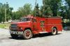 King-Seagrave delivery photo of serial 840045, a 1984 Ford pumper of the Newburgh Fire Department in Ontario.