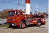 Photo of Pierreville serial PFT-284, a 1973 International pumper of the Port Burwell Fire Department in Ontario.