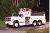 Photo of Pierreville serial PFT-608, a 1975 GMC pumper/tanker of the Wasaga Beach Fire Department in Ontario.