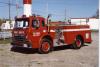 Photo of Pierreville serial PFT-668, a 1977 International pumper of the Port Burwell Fire Department in Ontario.