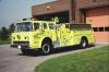 Photo of Pierreville serial PFT-684, a 1977 Ford pumper of the Cobourg Fire Department in Ontario.