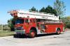 Photo of Pierreville serial PFT-1041, a 1980 International pumper of the Oakville Fire Department in Ontario.