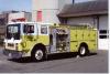 Photo of Pierreville serial PFT-1140, a 1981 Mack pumper of the Surrey Fire Department in British Columbia.