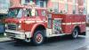 Photo of Pierreville serial PFT-1182, a 1981 International pumper of the East York Fire Department in Ontario.