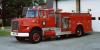 Photo of Pierreville serial PFT-1193, a 1982 Ford pumper of the Sudbury Fire Department in Ontario.