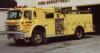 Photo of Pierreville serial PFT-1205, a 1982 International pumper of the Timmins Fire Department in Ontario.