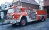Photo of Pierreville serial PFT-1376, a 1984 International pumper of the York Fire Department in Ontario.