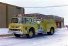 Photo of Superior serial SE 37, a 1974 Ford pumper of the Peace River Fire Department in Alberta.