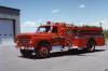 Photo of Thibault serial T68-210, a 1968 Ford pumper of the Napanee Fire Department in Ontario.