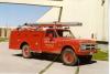 Photo of Thibault serial T69-170, a 1969 GMC walk-around rescue of Seagram's of Canada Fire Department in Manitoba.