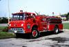 Photo of a 1969 Ford Thibault pumper of the Burlington Fire Department in Ontario.