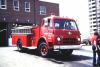 Photo of Thibault serial T70-197, a 1970 International pumper of the North York Fire Department in Ontario.