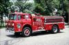 Photo of Thibault serial T71-129, a 1971 Ford pumper of the Burlington Fire Department in Ontario.