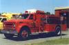 Photo of Thibault serial T71-197, a 1972 Chevrolet pumper of the Morrisburg Fire Department in Ontario.
