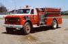 Photo of Thibault serial T72-133, a 1972 GMC pumper of the Norton Fire Department in New Brunswick.