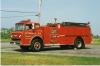 Photo of Thibault serial T72-158, a 1972 Ford pumper of the Pittsburgh Township Fire Department in Ontario.