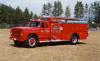 Photo of Thibault serial T72-173, a 1972 Ford pumper of the Elkford Fire Department in British Columbia.