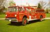 Photo of Thibault serial T72-186, a 1972 Ford pumper of the East Gwillimbury Township Fire Department in Ontario.