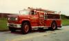 Photo of Thibault serial T73-129, a 1973 GMC pumper of the Niagara on the Lake Fire Department in Ontario.